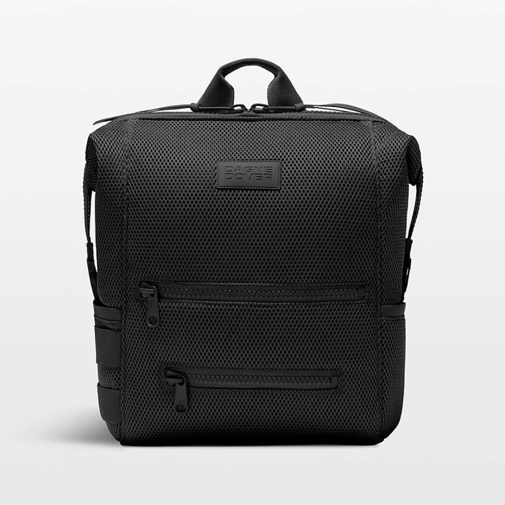 Dagne Dover Indi Diaper Backpack Large in Black Onyx Air Mesh